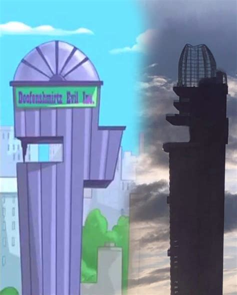 doofenshmirtz evil incorporated logo|doofenshmirtz evil incorporated real building.